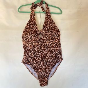 NWT Kona Sol Cheetah Bathing Suit Size 20W